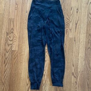 Lululemon Athletica Black Camouflage Leggings